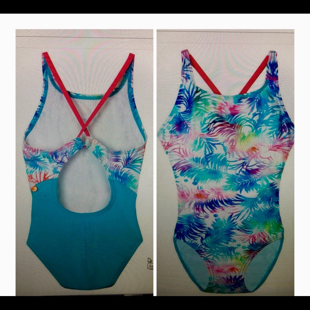 BNWT Girls Escargot One Piece Swimsuit Size 10 - Picture 6 of 7